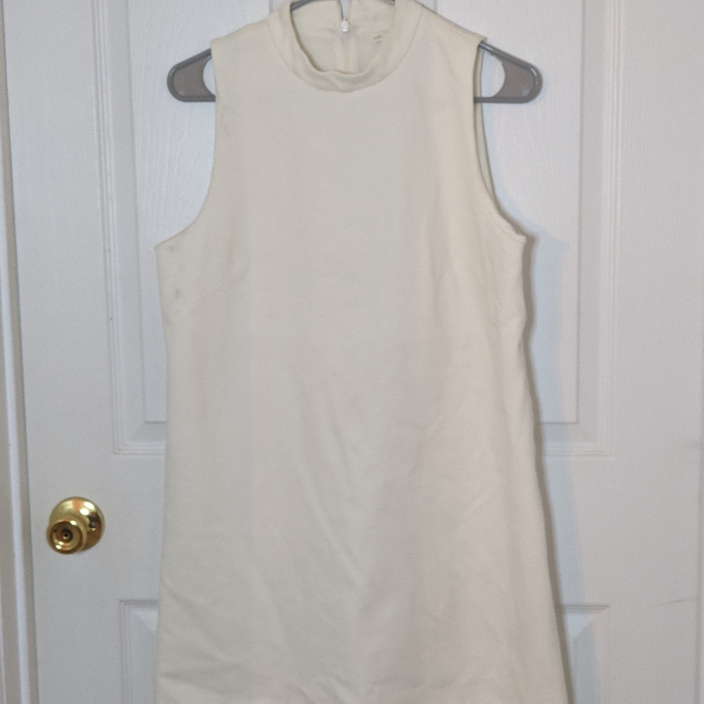 H&M Off White Shift Dress